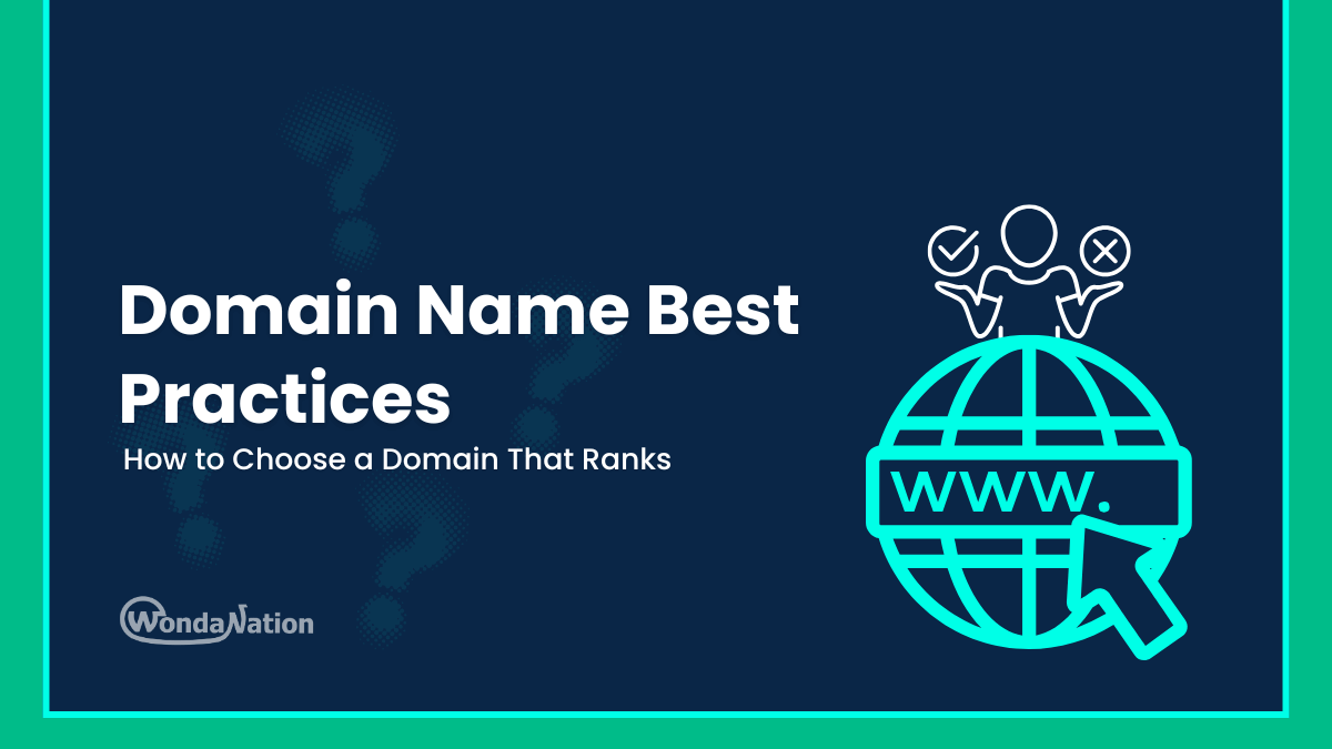 domain name best practices feature image