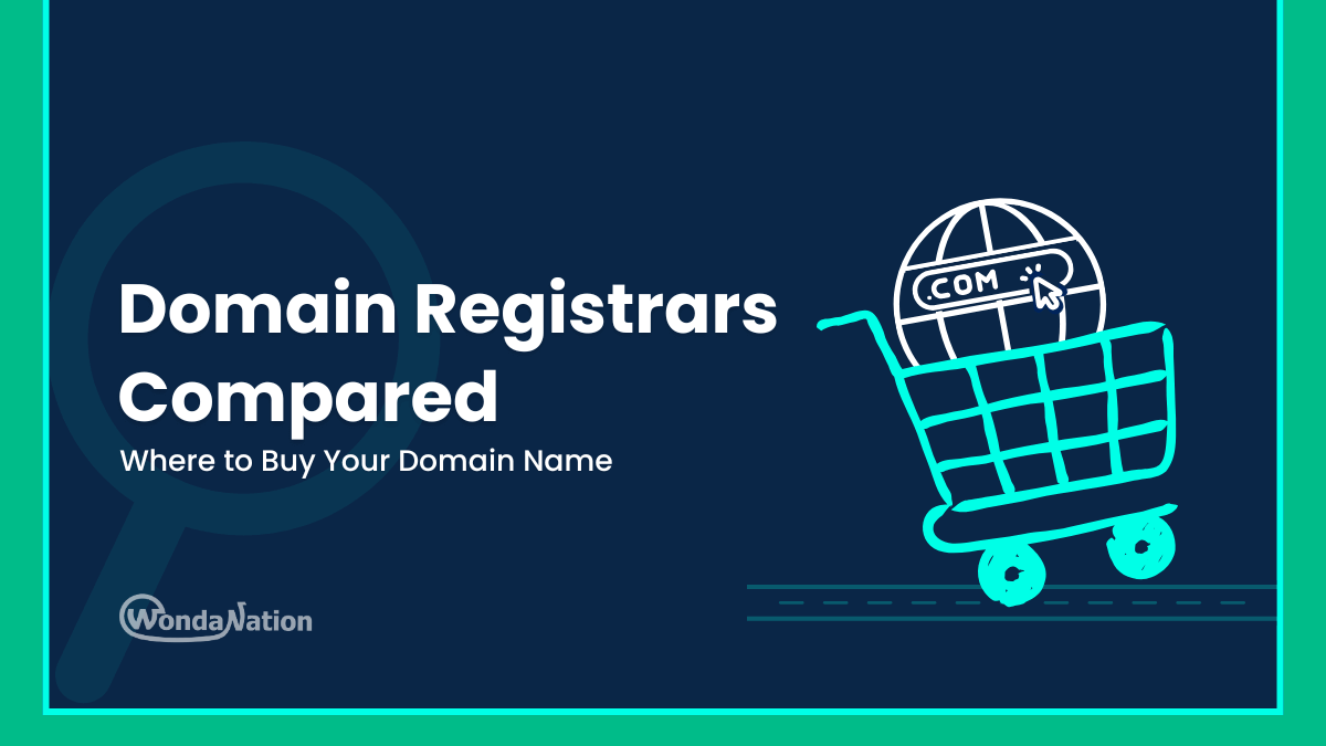 domain registrars compared feature image