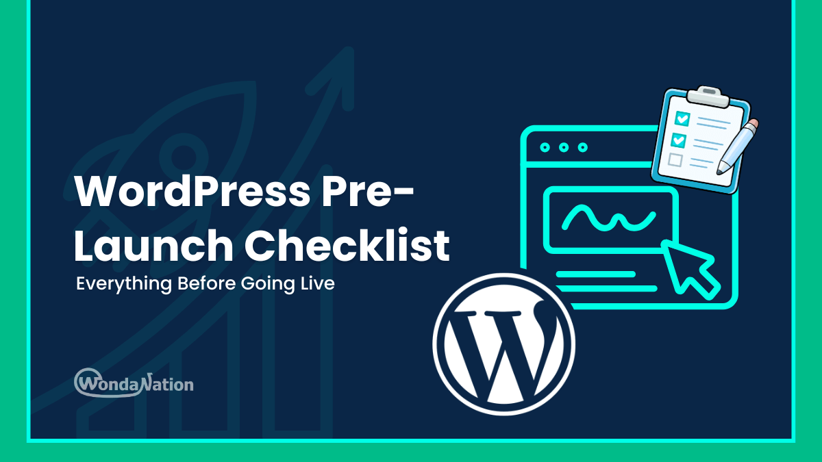wordpress pre launch checklist