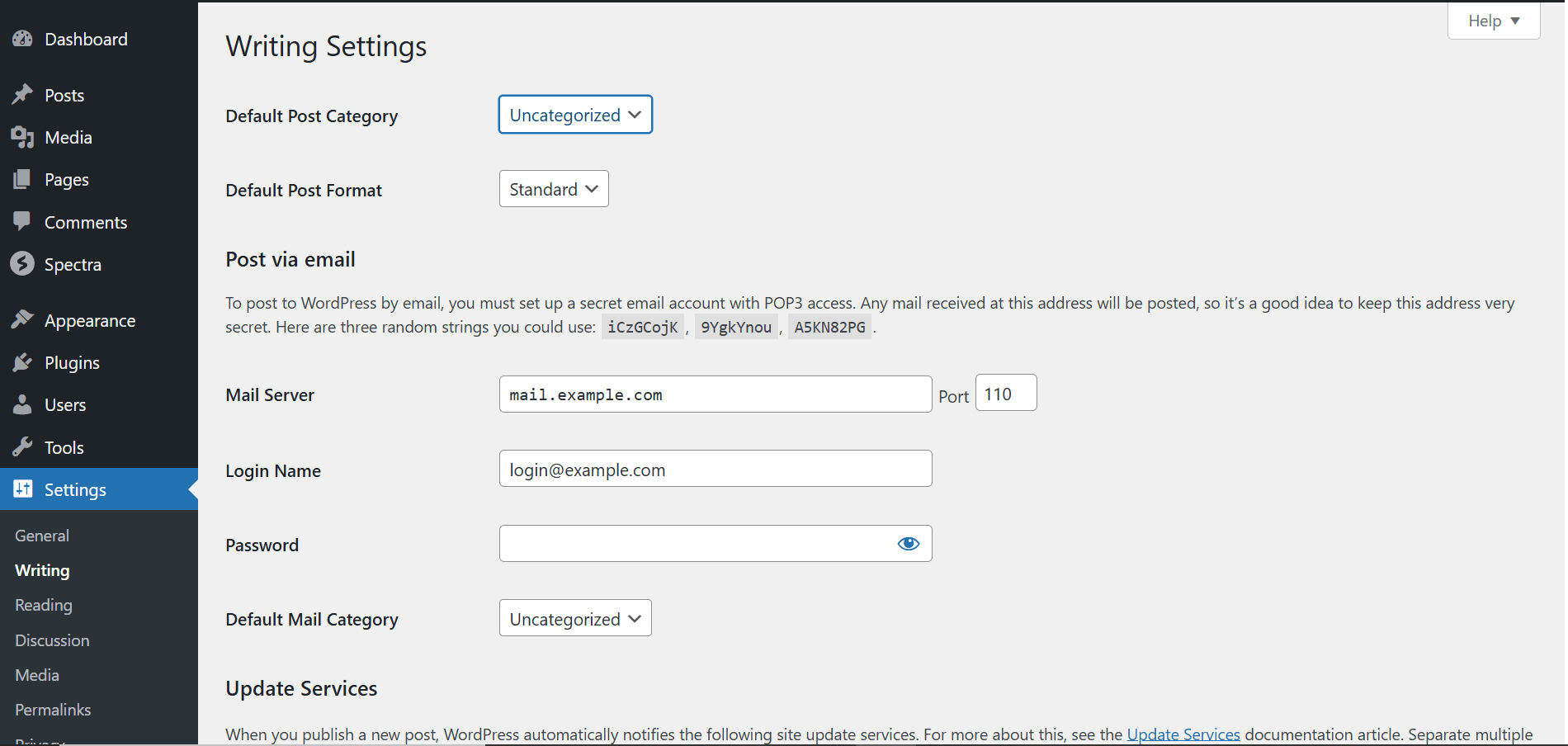 Essential WordPress Settings Guide: Configure Your Site the Right Way WordPress Settings Writing Page
