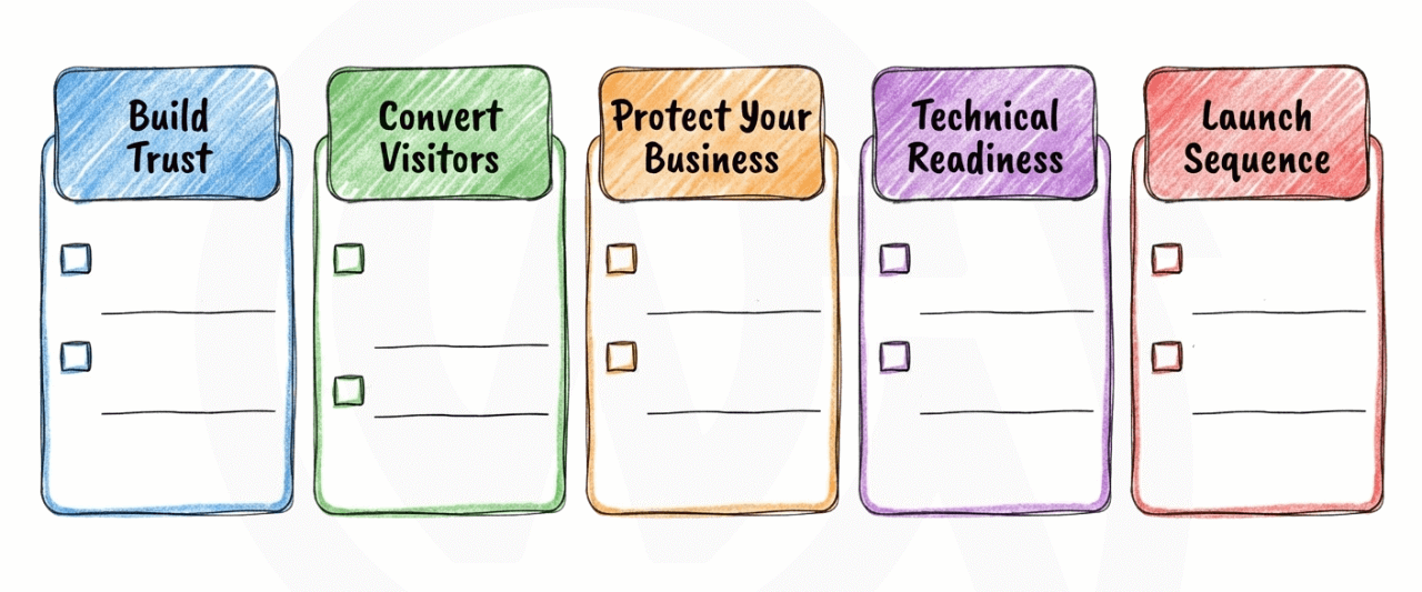 WordPress Pre-Launch Checklist: Everything Before Going Live Business Prelaunch Checklist