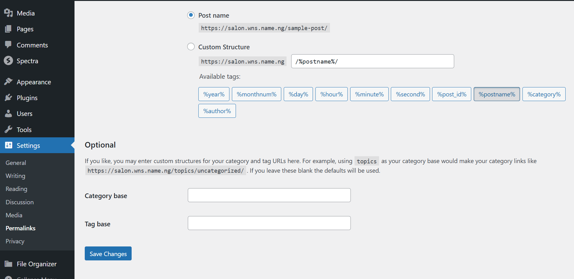 WordPress for Beginners: Complete Setup Guide for Business Owners (2026) WordPress Permalink Page