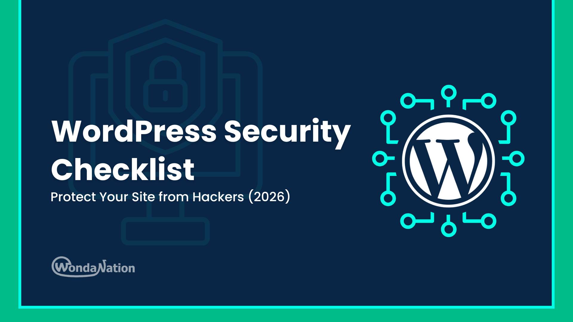 wordpress security checklist feature image
