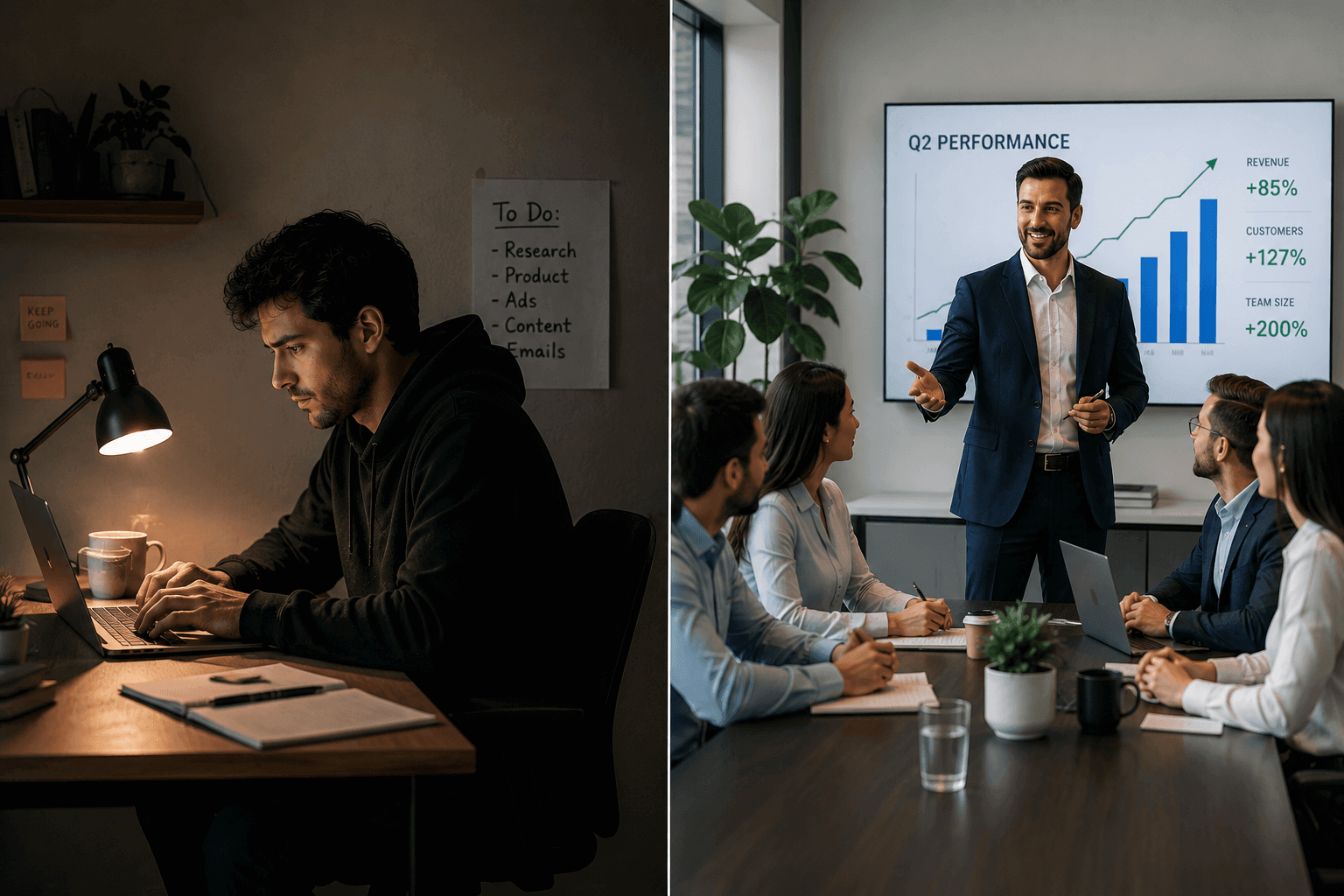 From Solopreneur to CEO: Mindset Shifts for Growth The Growth Journey Illustration
