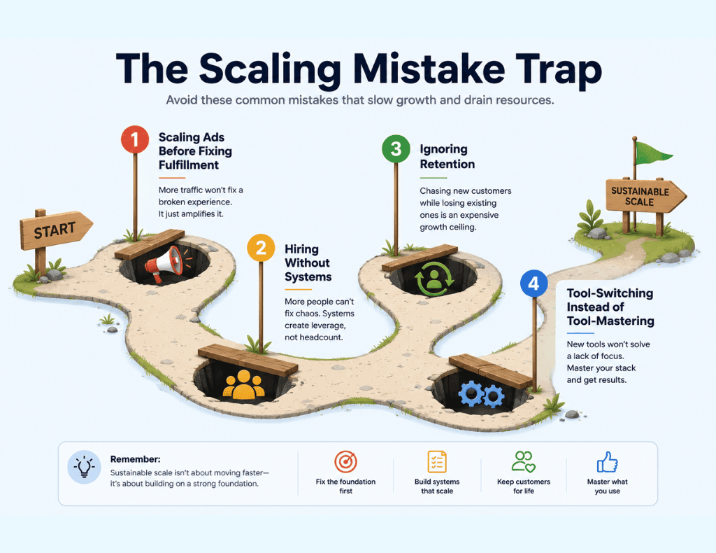 Scaling Your Online Business: A Complete Growth Guide The Scaling Mistake Trap