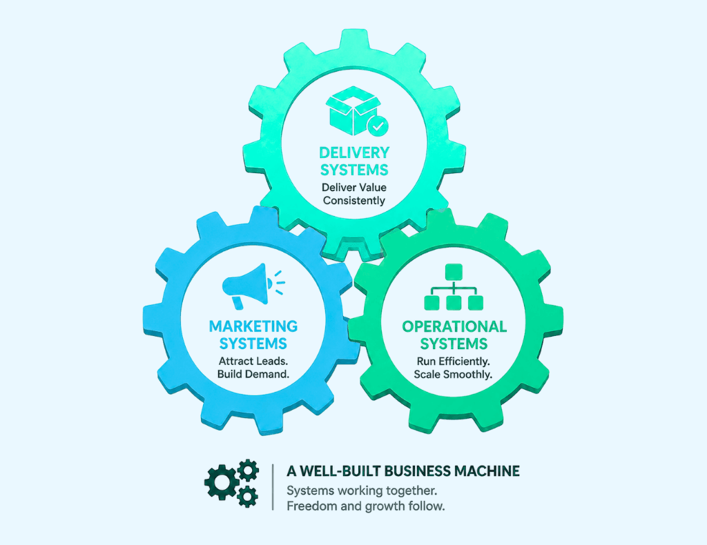From Solopreneur to CEO: Mindset Shifts for Growth A Well-Built Scalable Business Machine