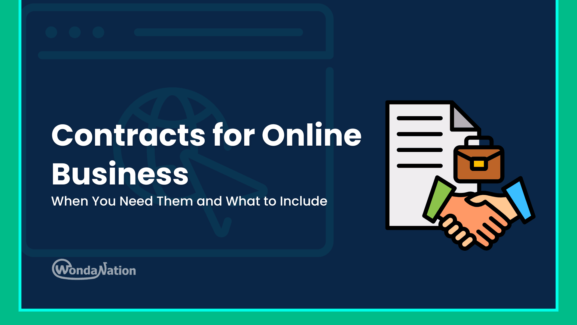 contracts for online business feature images